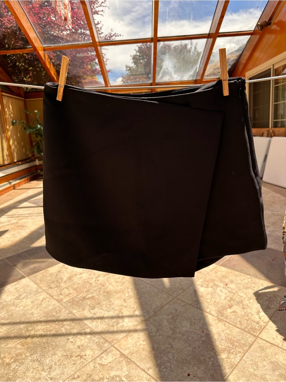 Black Women’s Wrap Mini Skort